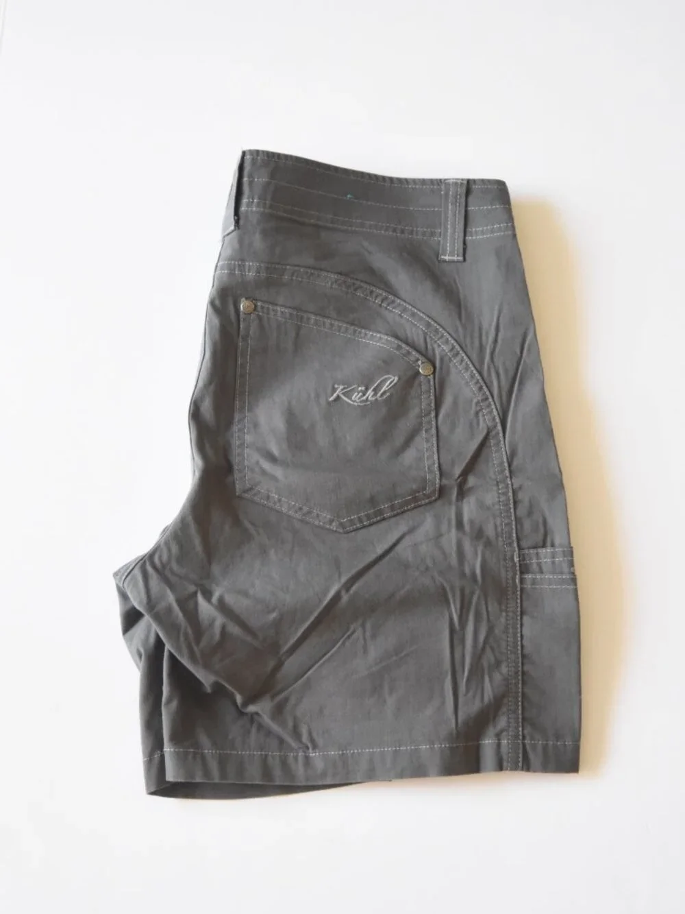 KÜHL Women’s Size 6 Gray Hiking Shorts 6" Inseam Outdoor Performance Stretch - Picture 3 of 13